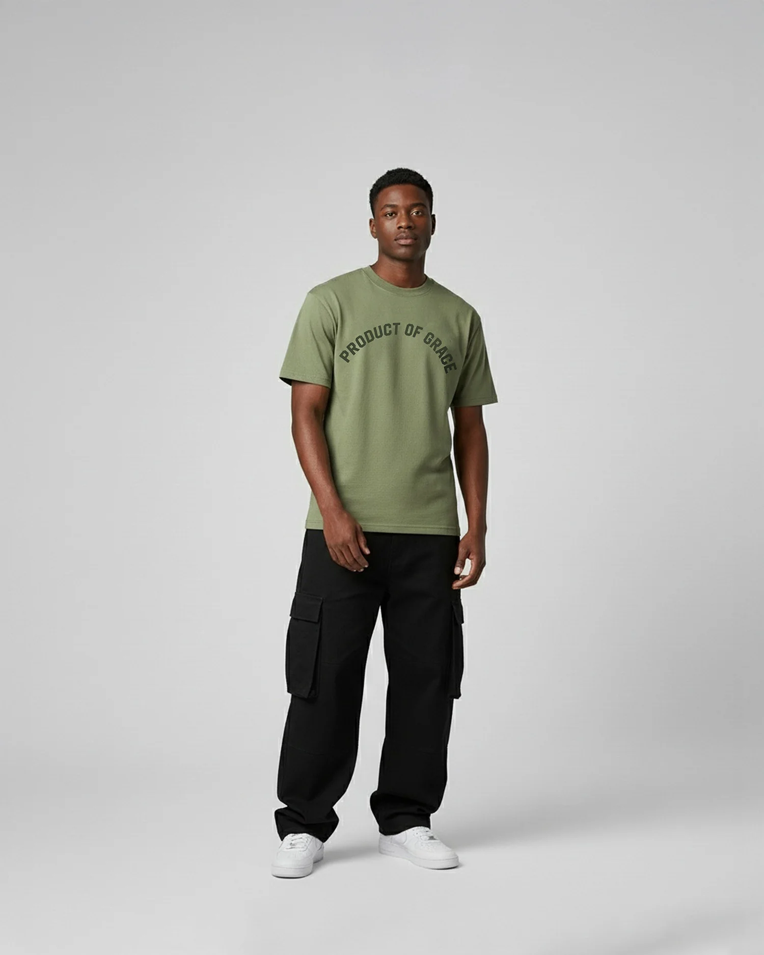 Product of Grace Box Tee- Mint - Image 4